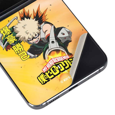 My Hero Academia Katsuki Bakugo Season 4 Galaxy Z Flip5 5G Skin